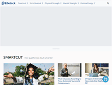 Tablet Screenshot of lifehack.org
